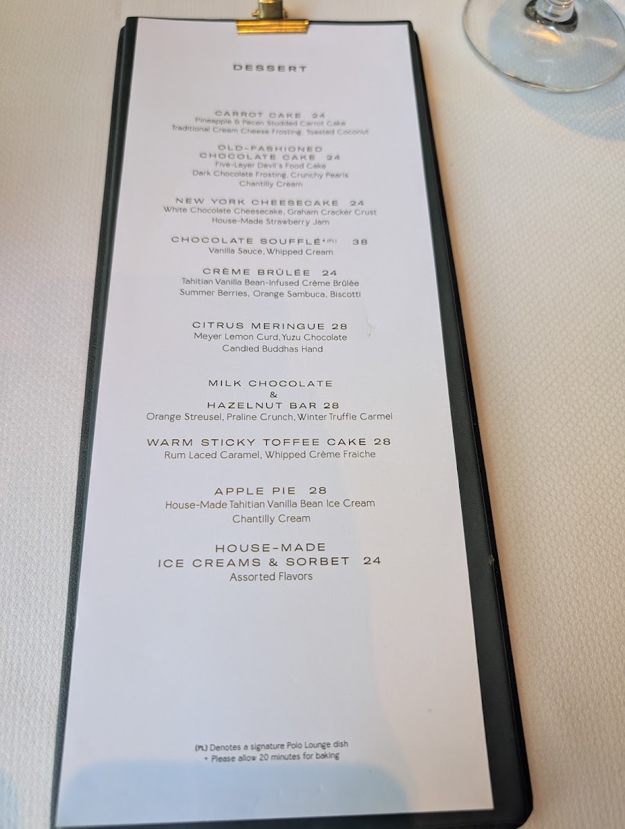 Polo Lounge Menu - Image 5